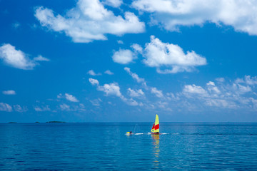 tropical beach in Maldives