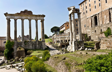Obraz premium Roman Forum in Rome, Italy