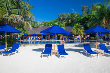 swimming pool in hotel Thailand