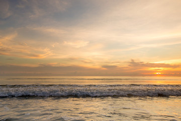 Obraz premium Colorful Sunset In The Beach