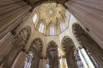 Naklejka premium Batalha monastery, in Batahla, Portugal