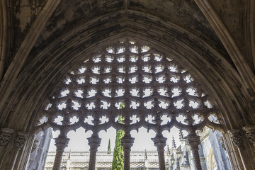 Batalha monastery, in Batahla, Portugal