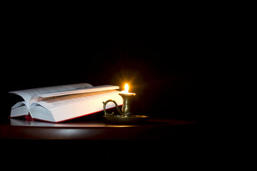 Book, candle