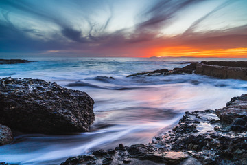 Victoria Beach Sunset