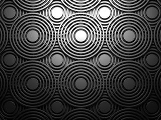 Dark Abstract Round Design Background © VERSUSstudio