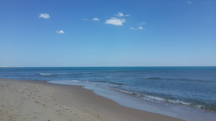 mer bleu