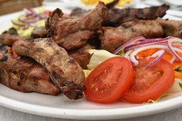 Grilled pork ribs, Portugal