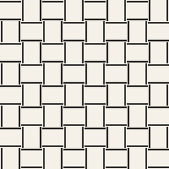 Crosshatch vector seamless geometric pattern. Crossed graphic rectangles background. Checkered motif. Seamless black and white texture of crosshatched lines. Trellis simple fabric print.