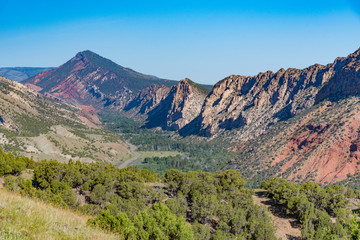 Fototapeta premium Mountainous terrain in North East Utah
