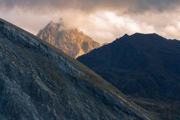 dégradé de montagne