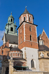 Fototapeta na wymiar Wawel castle in Krakow, Poland