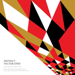 Fototapeta premium An abstract template for text. Bright contrasting colors.