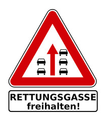 Rettungsgasse