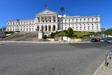 Fototapeta na wymiar Parlament von Portugal, Palacio de Sao Bento, Assembleia de Republica, Politik, Lisboa, Europa, EU, Portugal, Lissabon