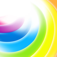 Vector abstract rainbow gradient mesh multicolored vibrant background. EPS 10