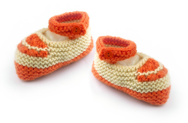knit baby sock