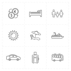 travel company icons
