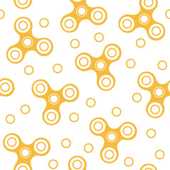 Fototapeta premium Spinner pattern - background with toy for stress relief and improvement of attention span.