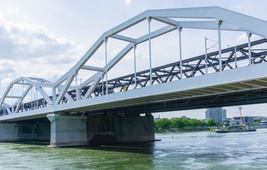 Rheinbrücke zwischen Mannheim und Ludwigshafen