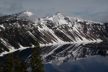 Crater Lake BW CU