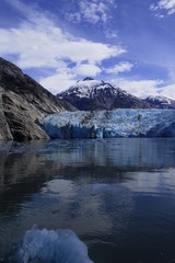 Glacier and sea in Alaska