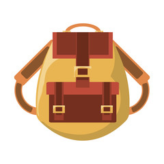 Obraz premium Camping backpack isolated