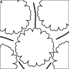 cute and beautiful flower pattern background vector illustration design