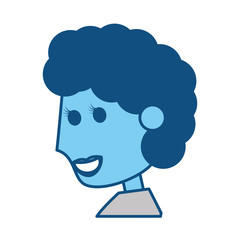 Young woman cartoon