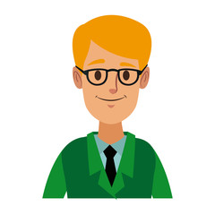 smiling man portrait male character people