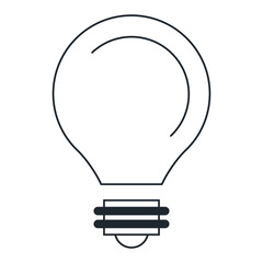 bulb light isolated icon vector illustration design
