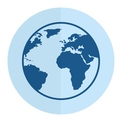 earth planet school icon vector illustration design