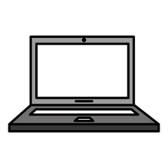 computer laptop isolated icon vector illustration design