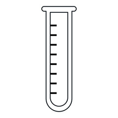 tube test isolated icon vector illustration design