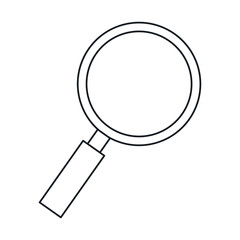 search magnifying glass icon vector illustration design