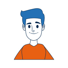 smiling man portrait male character people