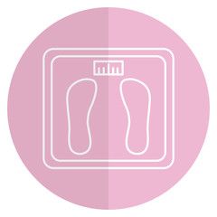 balance bathroom isolated icon vector illustration design