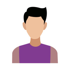 portrait man young male cartoon people