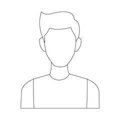 portrait man avatar people male cartoon