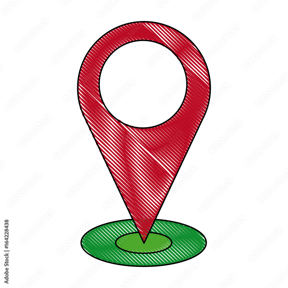 Poster pointing map navigation gps location