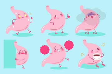 cute cartoon stomach