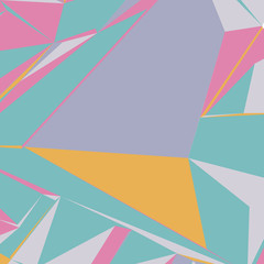 Abstract background with colorful triangles for magazines, booklets or mobile lock screen