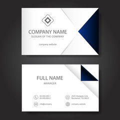 Fototapeta premium Business card, vector