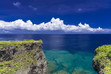 恩納村の万座毛