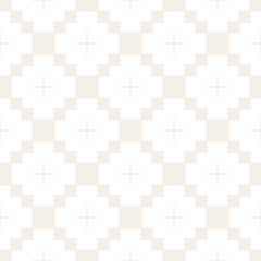 Seamless tracery pattern. Repeated stylized lattice. Symmetric geometric wallpaper. Trellis ethnic motif. Vector illustration