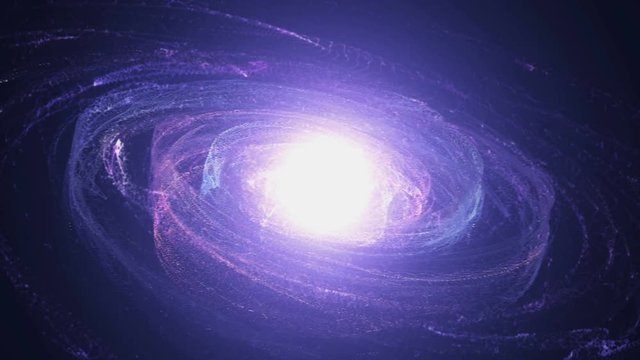 Witnessing the birth of a new galaxy.