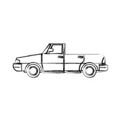 Fototapeta na wymiar car convertible sport automobile transport vector illustration
