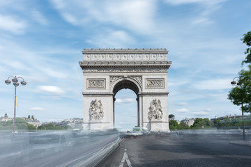 Obraz na płótnie Canvas Arc de Triomphe - Paris, France