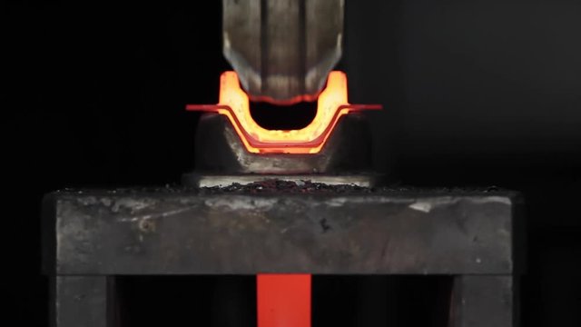 The metal factory in Thailand. forging and heat process.