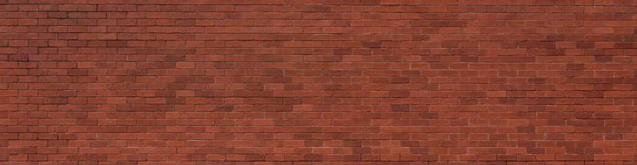 Photo sur Plexiglas Mur de briques Mur de briques rouges en arrière-plan.