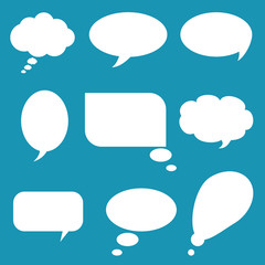 Think round background. think bubble